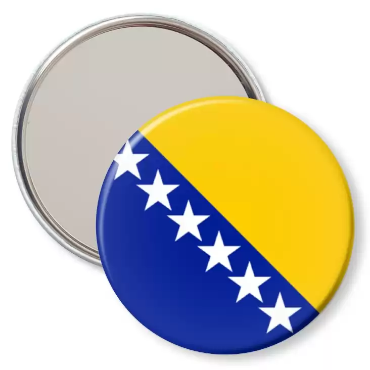 przypinka lusterko Flaga Bośnia i Hercegowina
