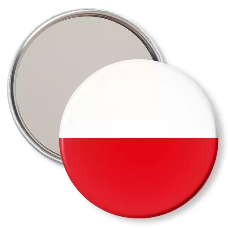 przypinka lusterko Flaga Polska