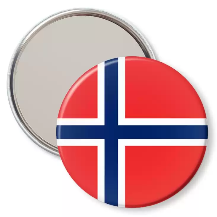 przypinka lusterko Flaga Norwegia