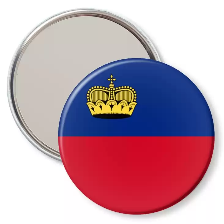 przypinka lusterko Flaga Liechtenstein