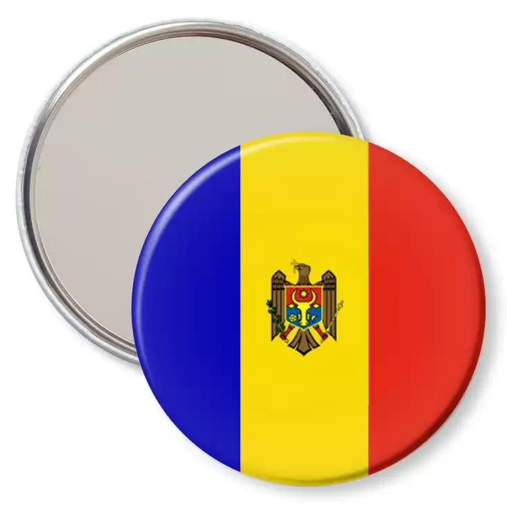 przypinka lusterko Flaga Mołdawia