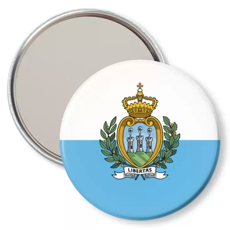 przypinka lusterko Flaga San Marino