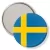 Przypinka lusterko Flaga Szwecja
