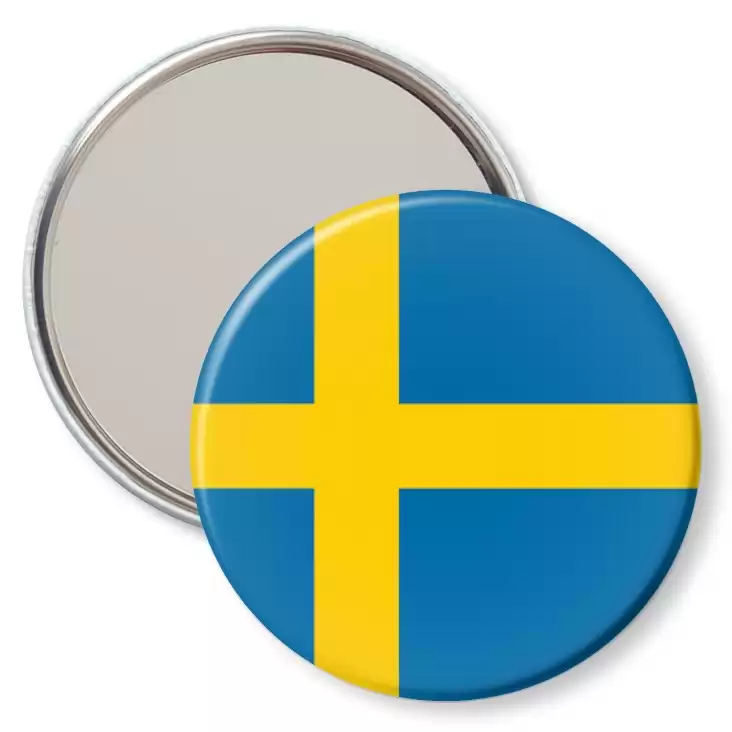 przypinka lusterko Flaga Szwecja