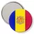 Przypinka lusterko Flaga Andora