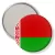 Przypinka lusterko Flaga Białoruś