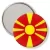 Przypinka lusterko Flaga Macedonia