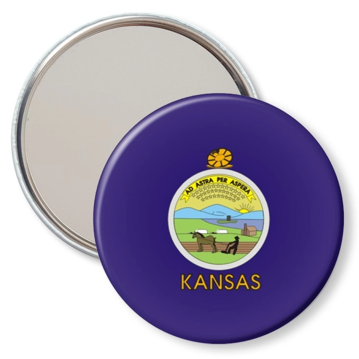przypinka lusterko kansas