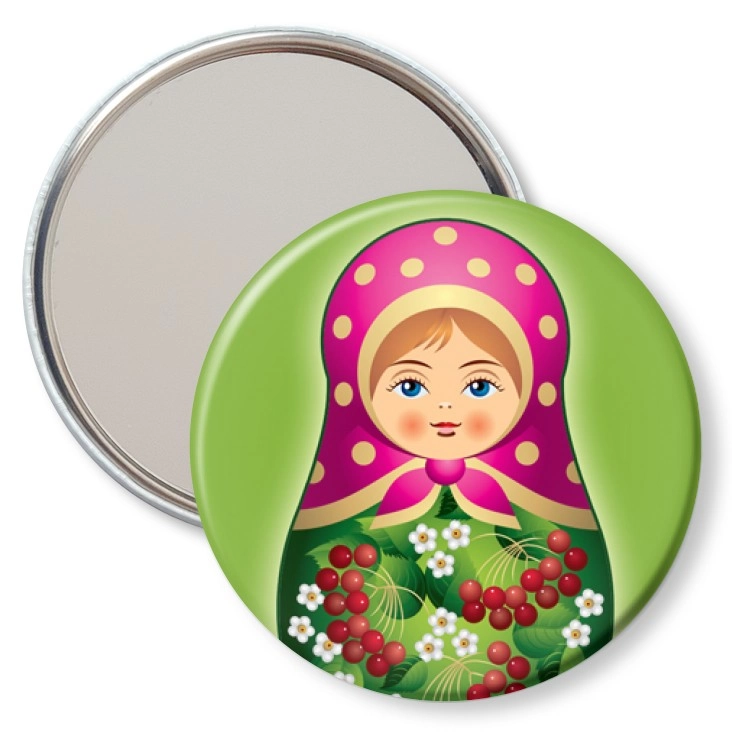 przypinka lusterko Matryoshka