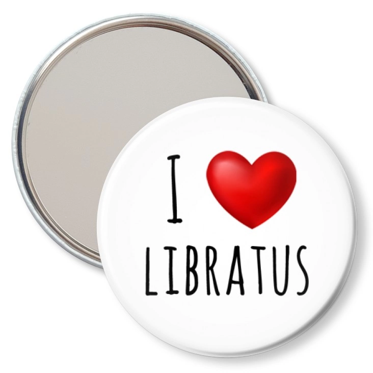 przypinka lusterko I love Libratus