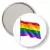 Przypinka lusterko LGBT flaga tęczowa
