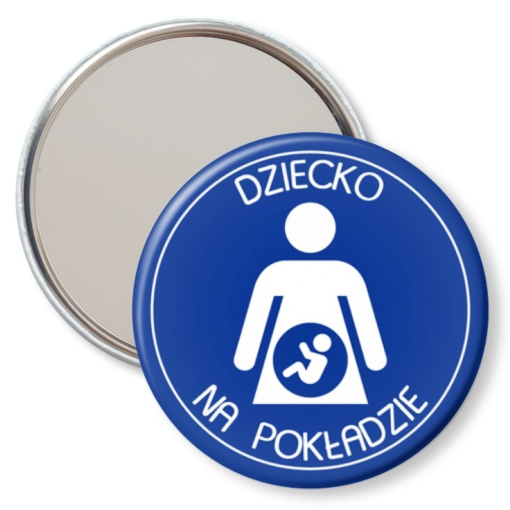 przypinka lusterko Dziecko na pokładzie