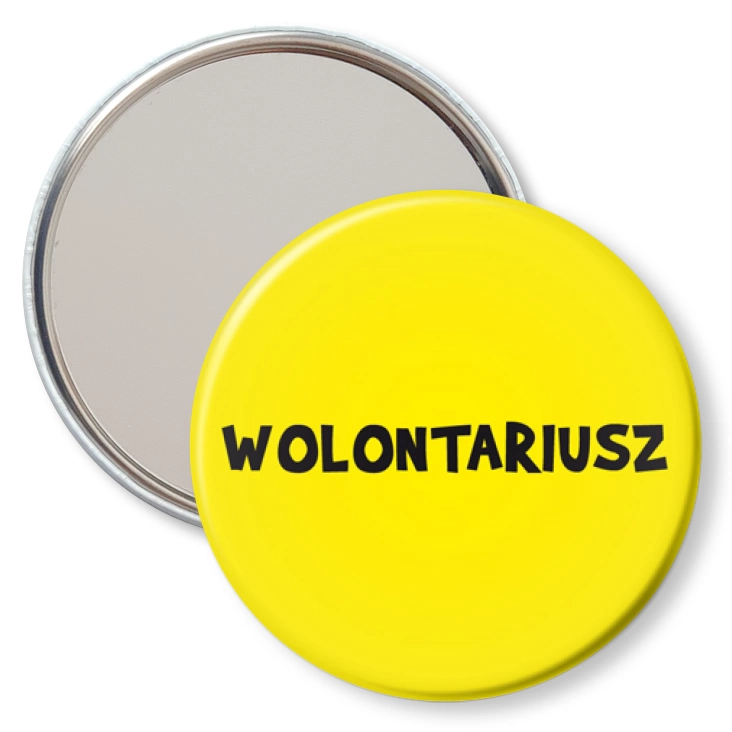 przypinka lusterko Wolontariusz