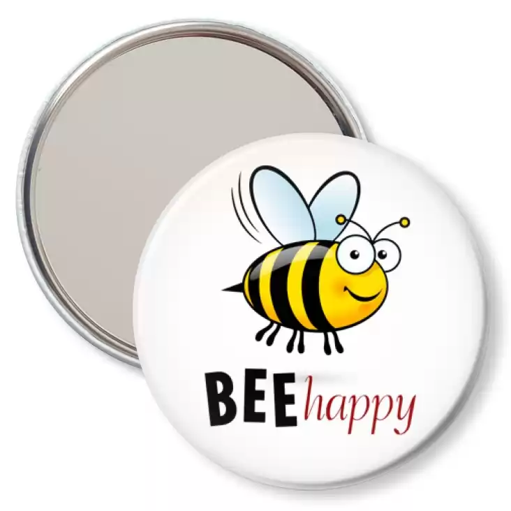 przypinka lusterko Bee happy
