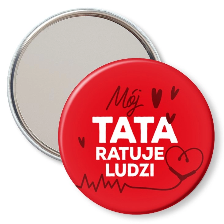 przypinka lusterko Mój tata ratuje