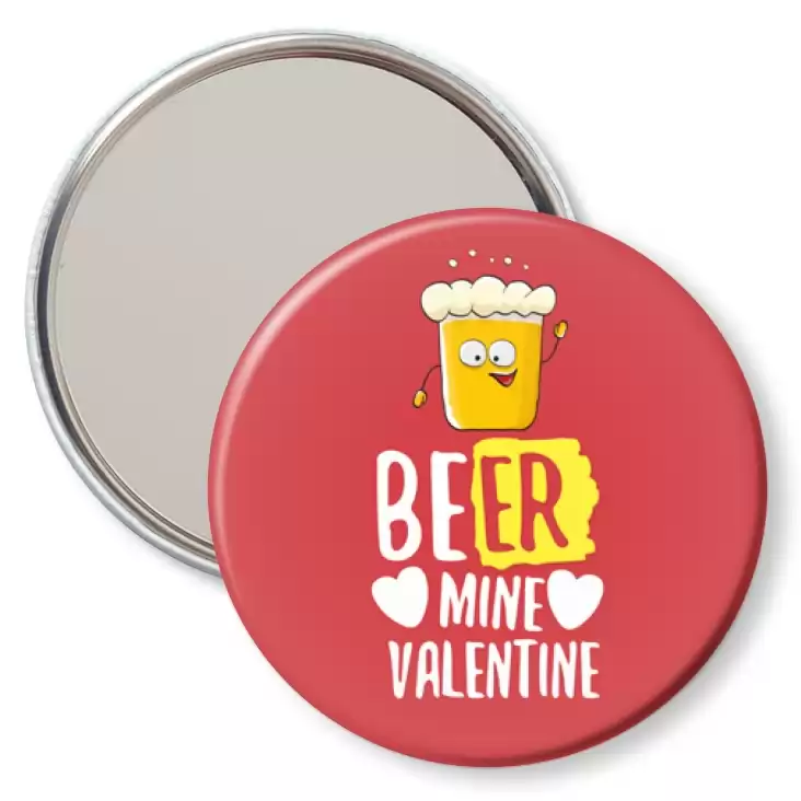 przypinka lusterko Beer mine Valentine