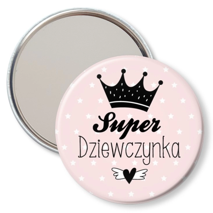 przypinka lusterko Super Dziewczynka