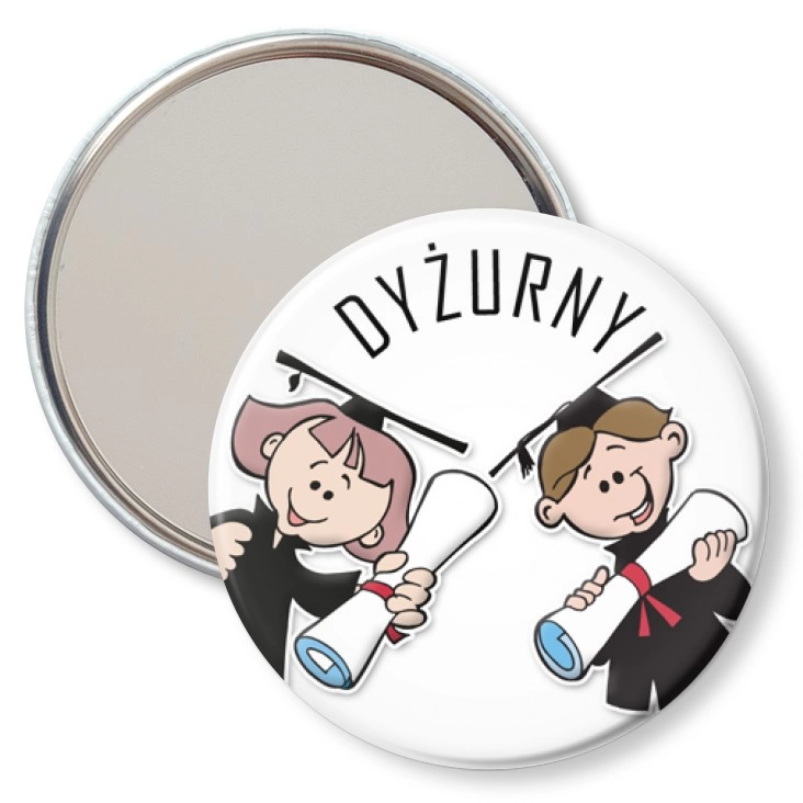 przypinka lusterko Dyżurny birety