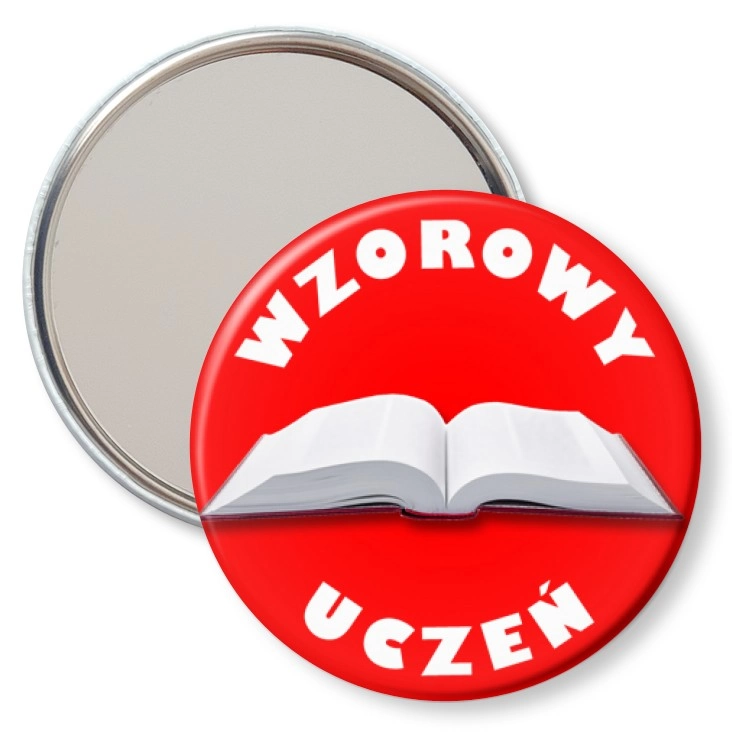 przypinka lusterko Wzorowy uczeń