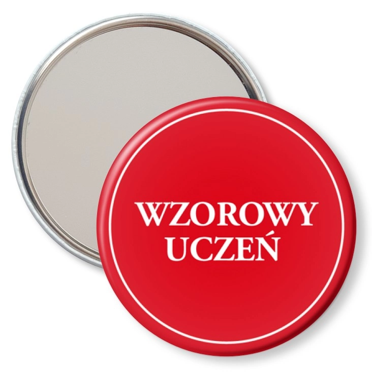 przypinka lusterko Wzorowy uczeń