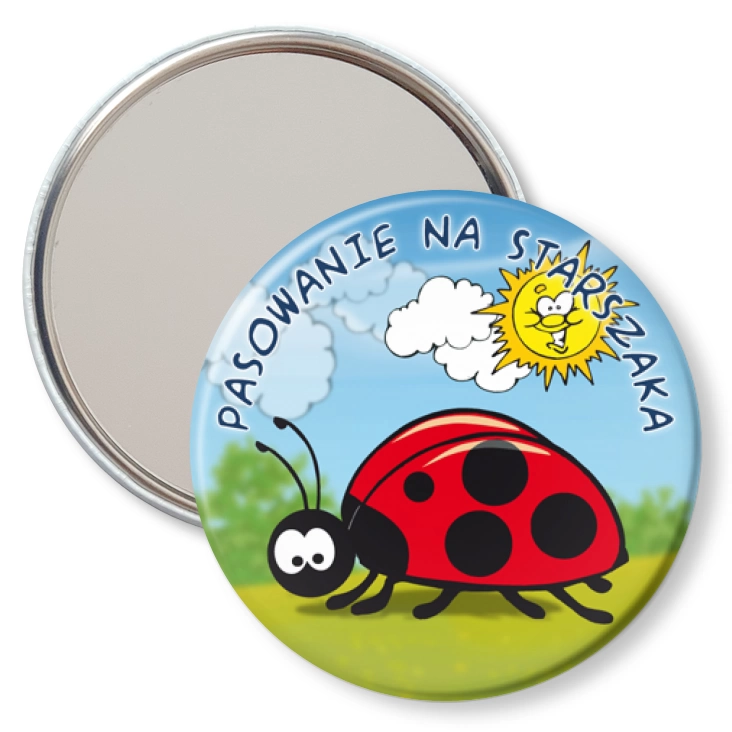 przypinka lusterko Pasowanie na przedszkolaka
