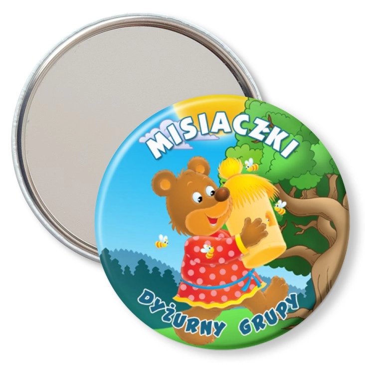 przypinka lusterko Dyżurny Misie