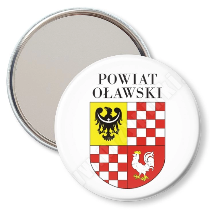 przypinka lusterko Powiat Oławski