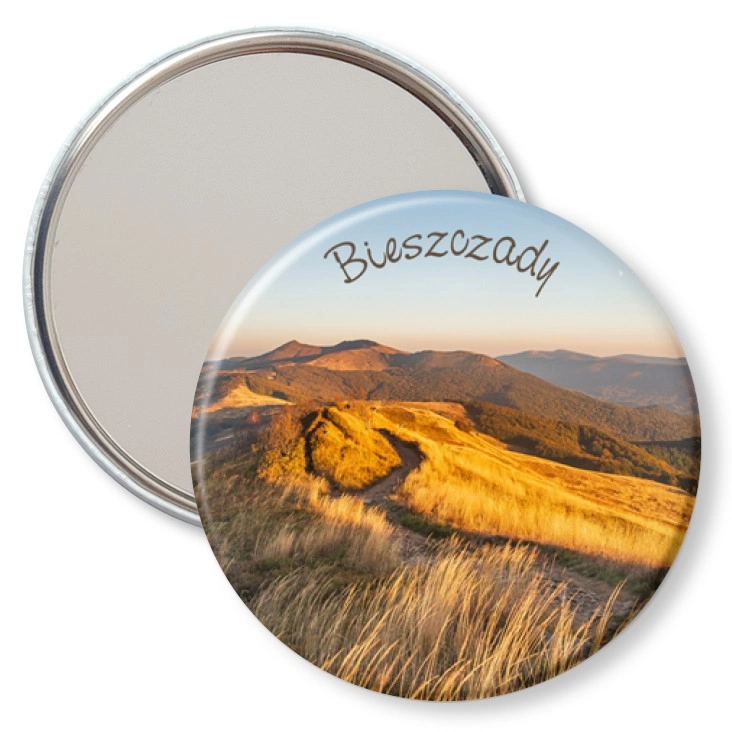 przypinka lusterko Bieszczady