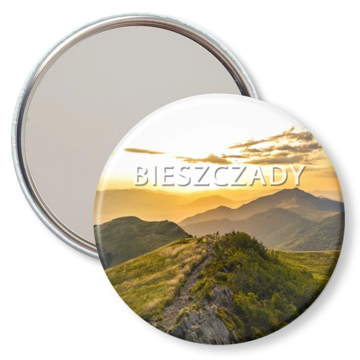 przypinka lusterko Bieszczady 