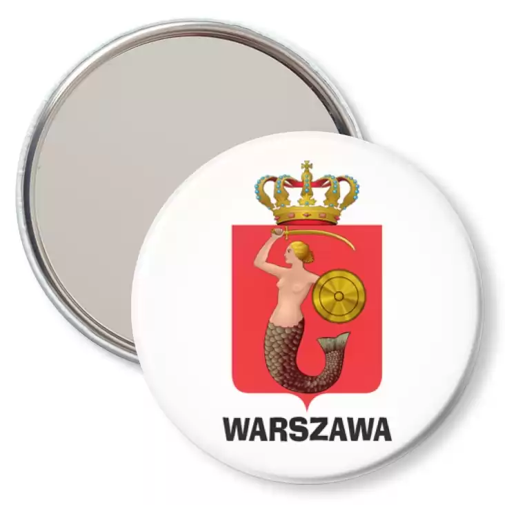 przypinka lusterko Warszawa