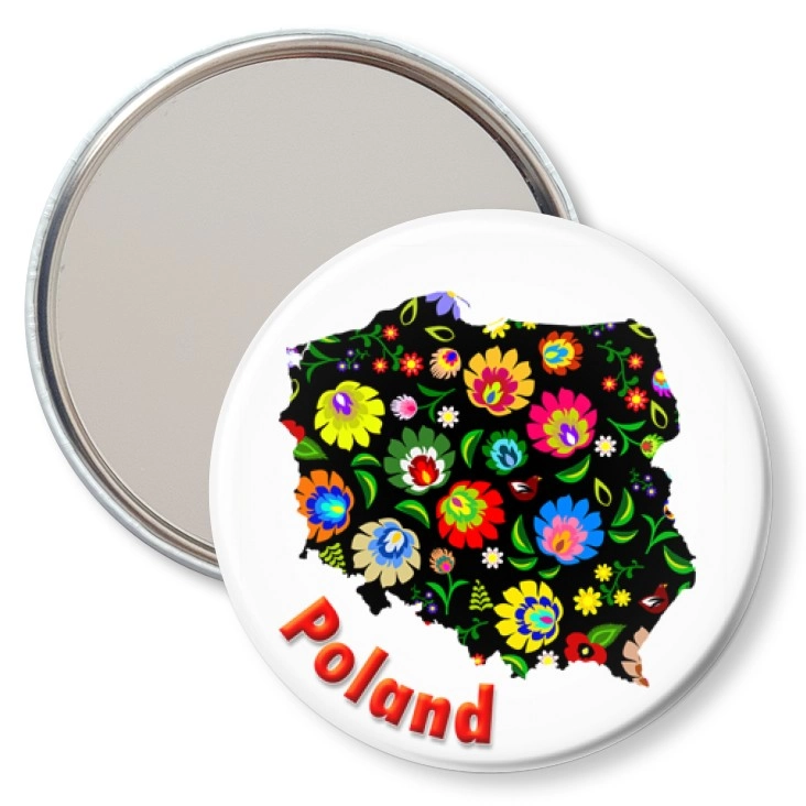 przypinka lusterko Poland