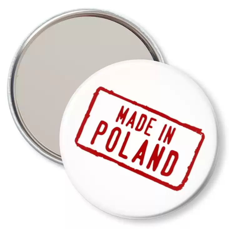 przypinka lusterko Made in Poland