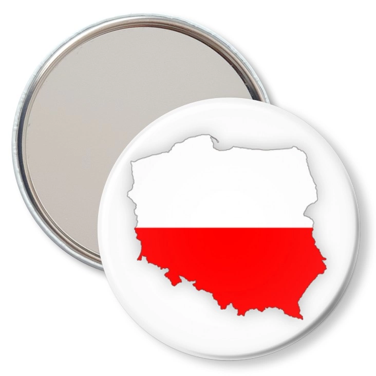 przypinka lusterko Mapa Polski