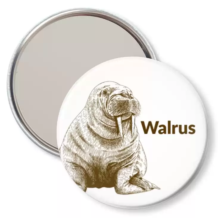 przypinka lusterko Walrus