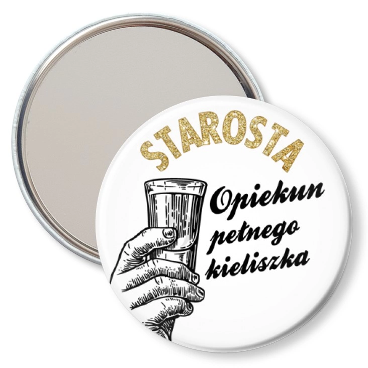 przypinka lusterko Starosta