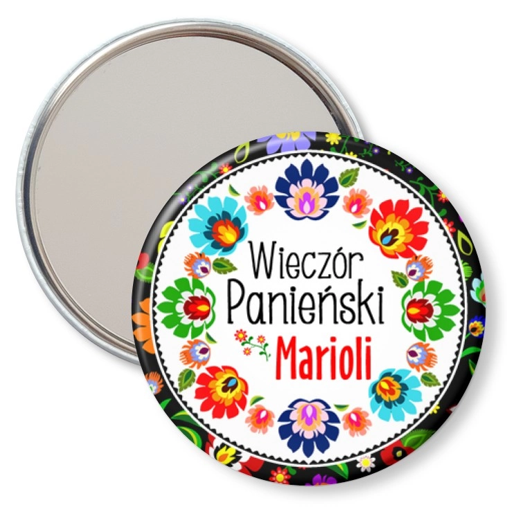 przypinka lusterko Wieczór panieński