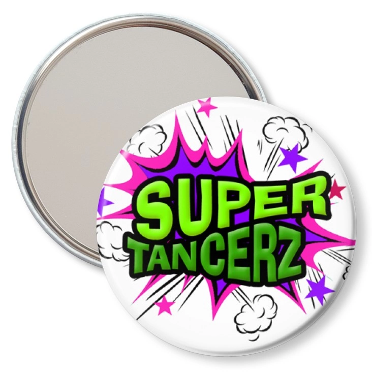 przypinka lusterko Super Tancerz komiks