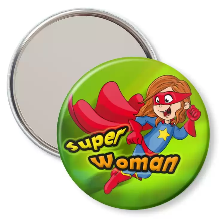 przypinka lusterko Super Woman