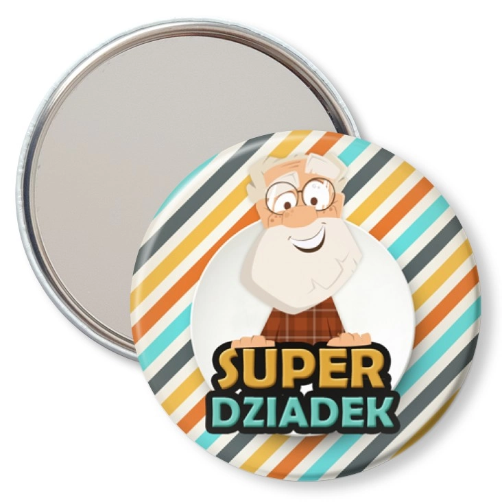 przypinka lusterko Dzień Dziadka - Super Dziadek