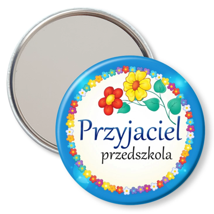 przypinka lusterko Przyjaciel Przedszkola