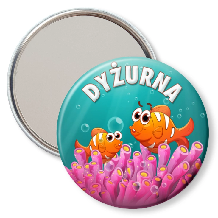 przypinka lusterko Dyżurna rybki