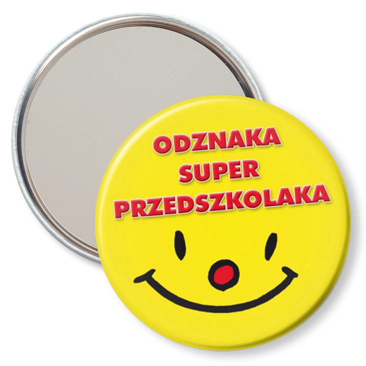 przypinka lusterko Odznaka Super Przedszkolaka