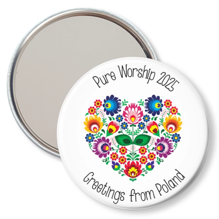 przypinka lusterko Pure Worship 2025