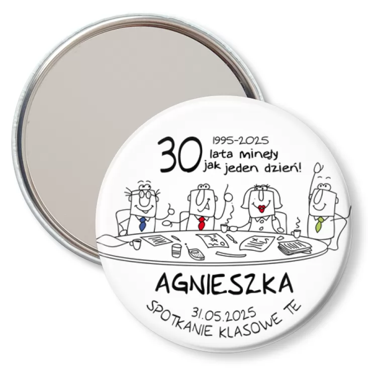 przypinka lusterko Spotkanie klasowe TE 2025
