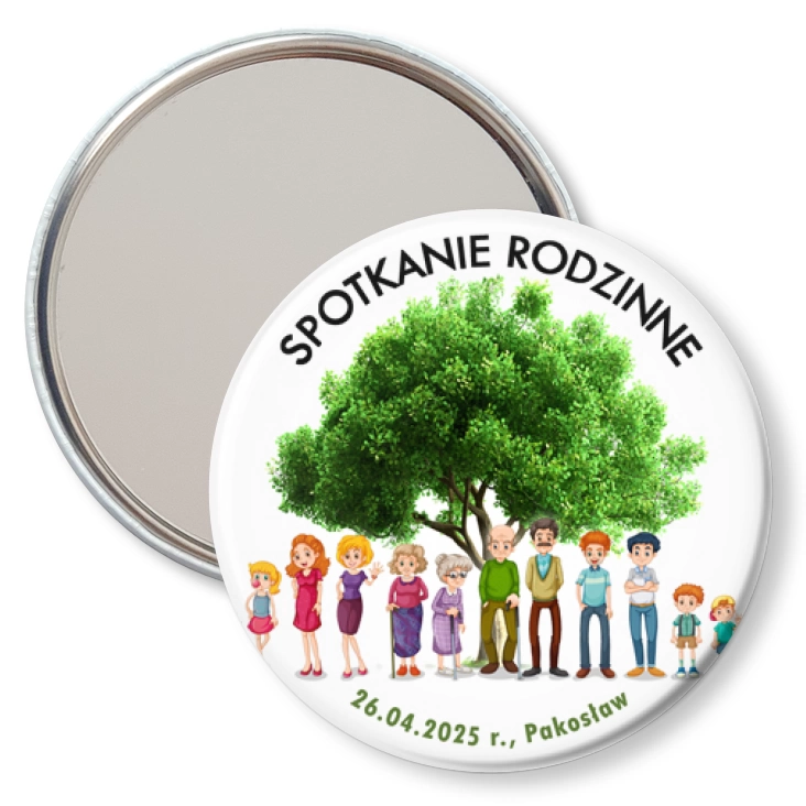 przypinka lusterko Spotkanie Rodzinne Pakosław 2025