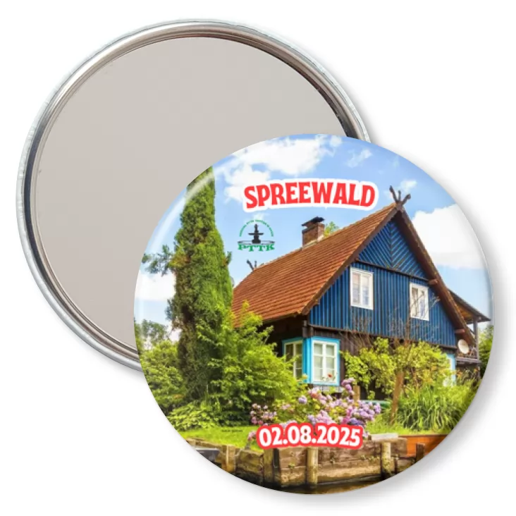 przypinka lusterko Spreewald w sierpniu PTTK Nysa