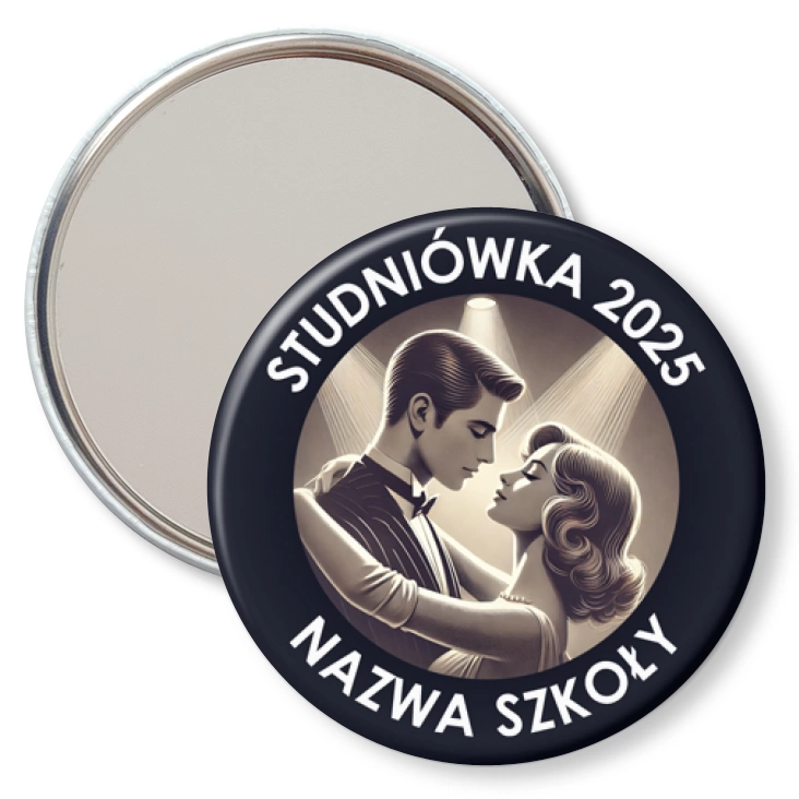 przypinka lusterko Studniówka Wolny Taniec