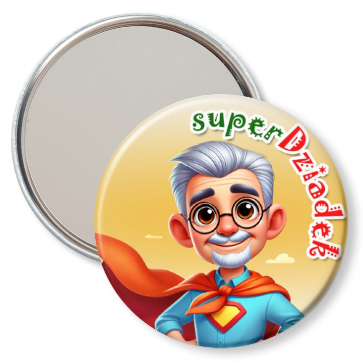 przypinka lusterko superDziadek