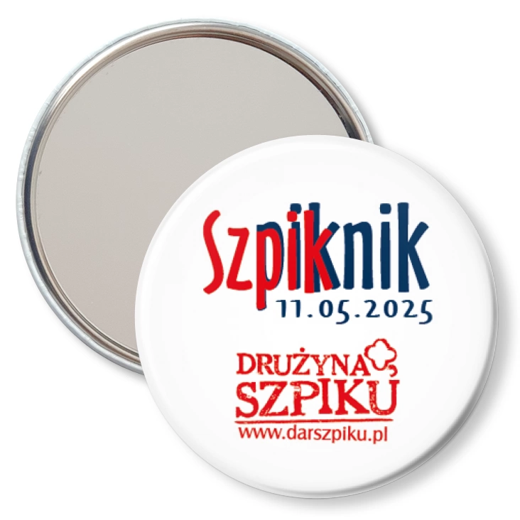 przypinka lusterko Szpiknik 2025