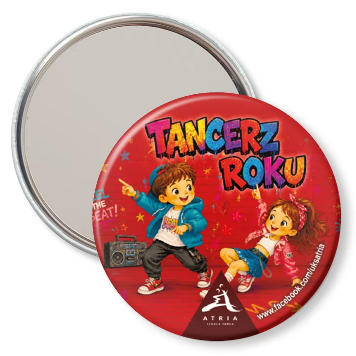 przypinka lusterko Tancerz Roku Atria